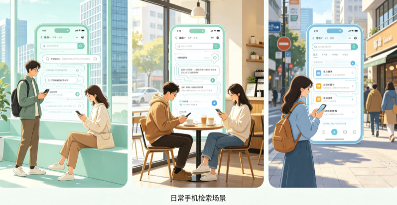 贡井区普通人日常手机使用场景拆解：GEO 与 AI 优化如何改变信息检索体验